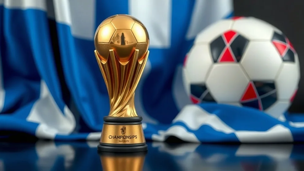 Argentinas herrlandslag i fotboll spelar för guld