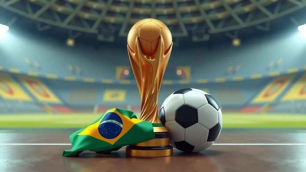 Brasilien herrlandslag i fotboll vinner VM