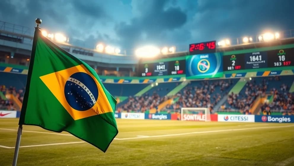 Brasilien herrlandslag poängställning i fotboll