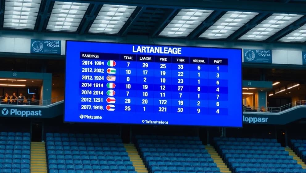 Poängställning i Tysklands herrlandslag i fotboll